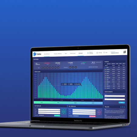 The screenshot of UI of Peerplays on a computer